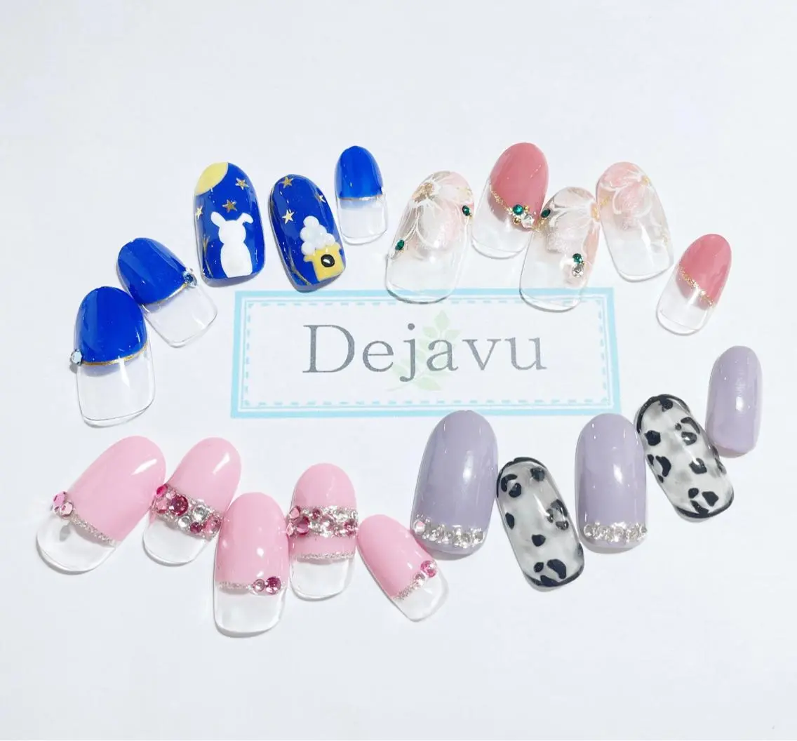 ネイル アートネイル ジェルネイル Nail salon Dejavu 🌿のネイルデザイン