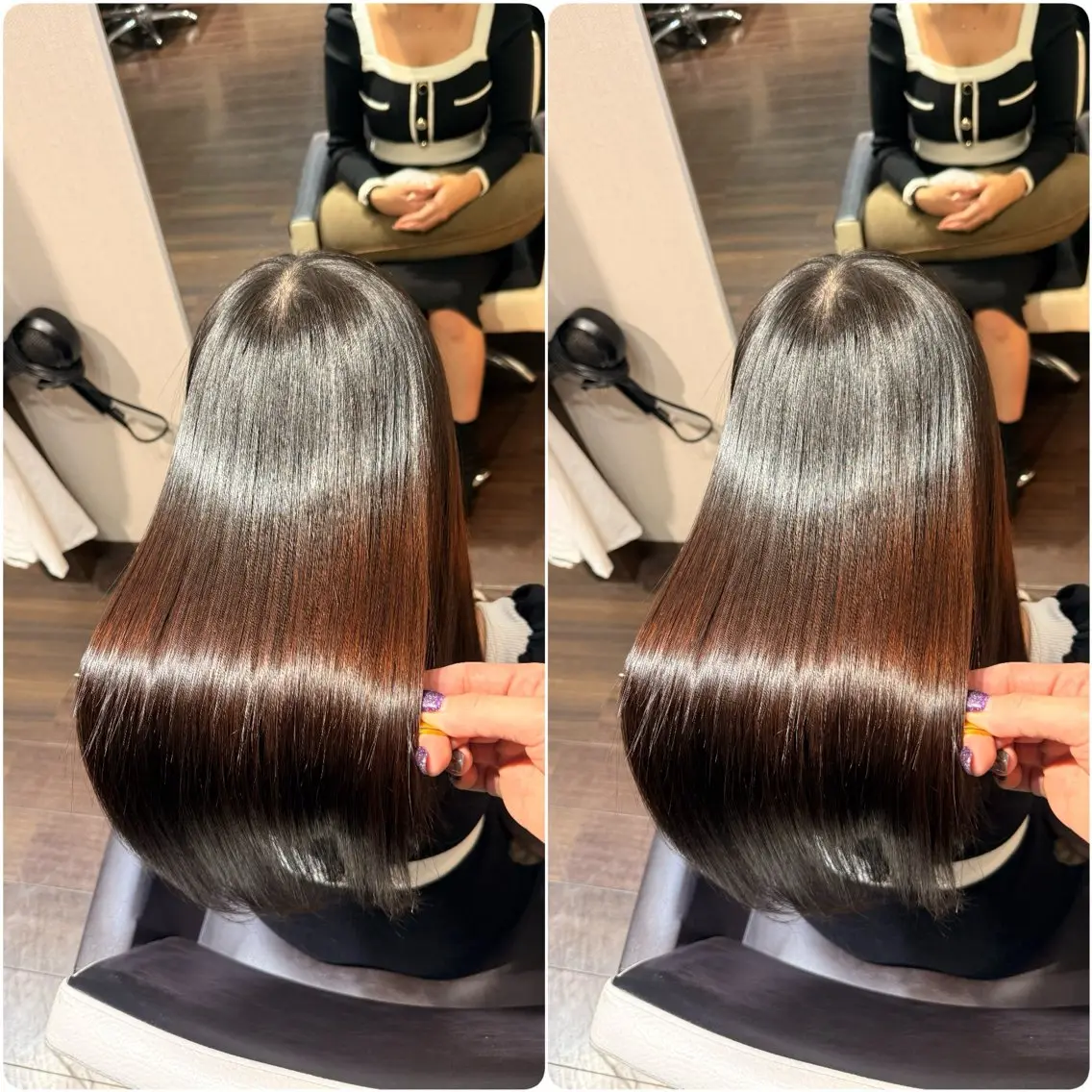 ロング カラー カット ヘアカラー トリートメント ヘッドスパ 🌹ULTOWA🌹 髪質改善/縮毛/店長のヘアスタイル