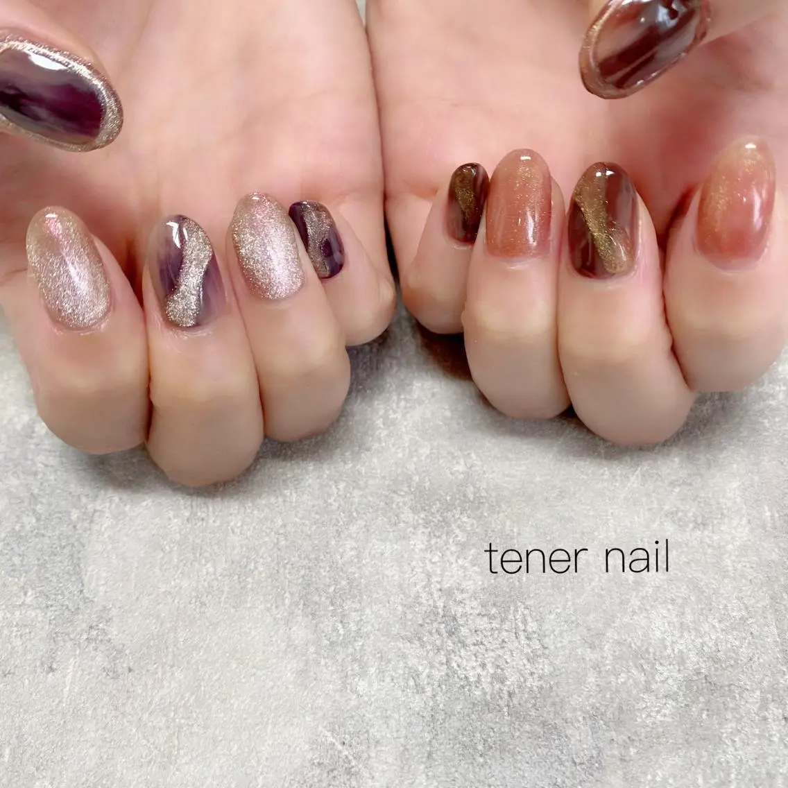 ネイル マグネットネイル テネルネイル tener nailのネイルデザイン