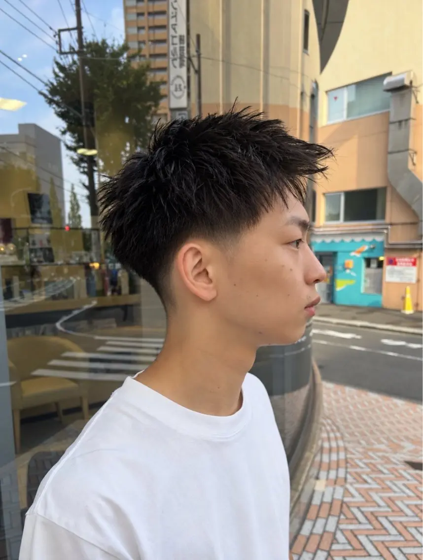 メンズ フェードカット カット Men's特化⚡️ モテ髪SYUUのヘアスタイル