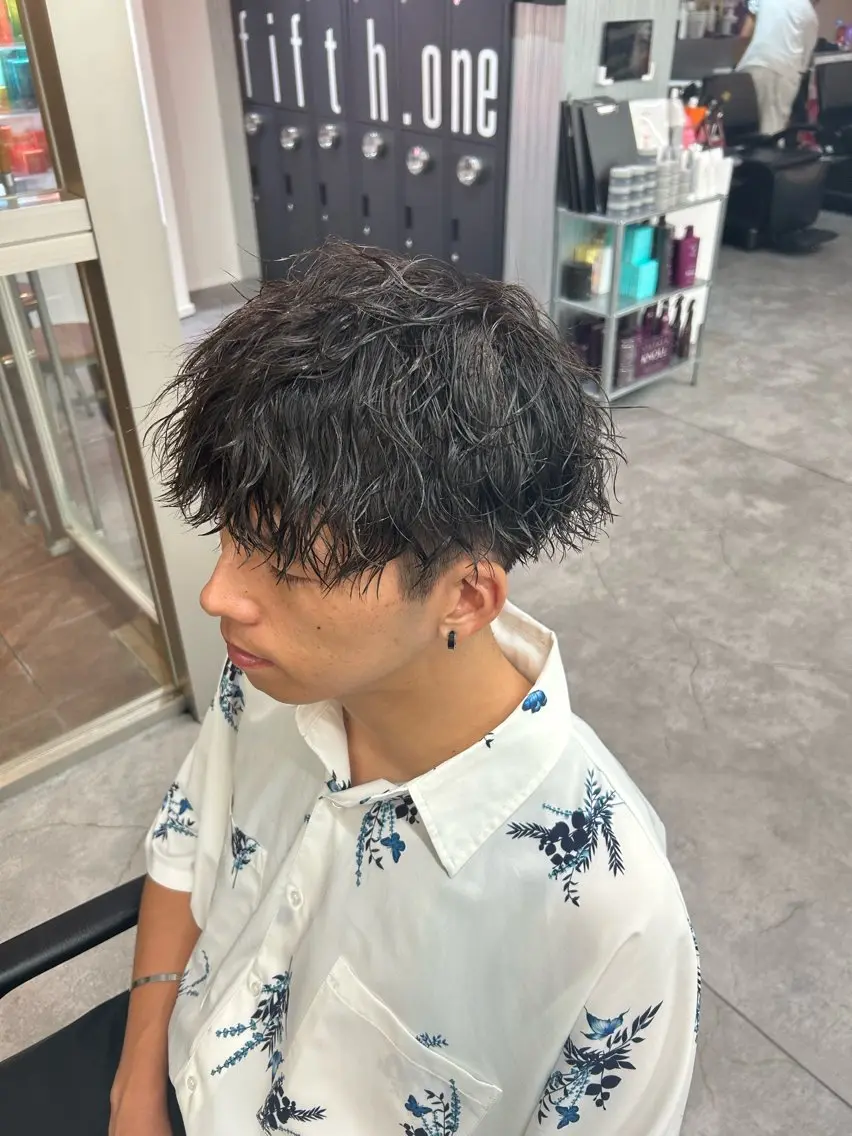 ショート カラー パーマ メンズ キッズ カット パーマ パーマ支持率No.1 ❤️‍🔥安成弾のヘアスタイル
