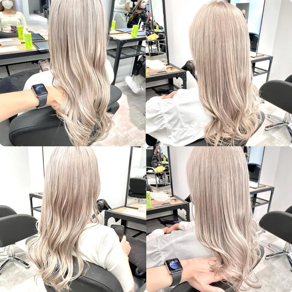 ロング カラー ハイトーンカラー ヘアカラー トリートメント ✨MiL✨ ✨心斎橋✨のヘアスタイル