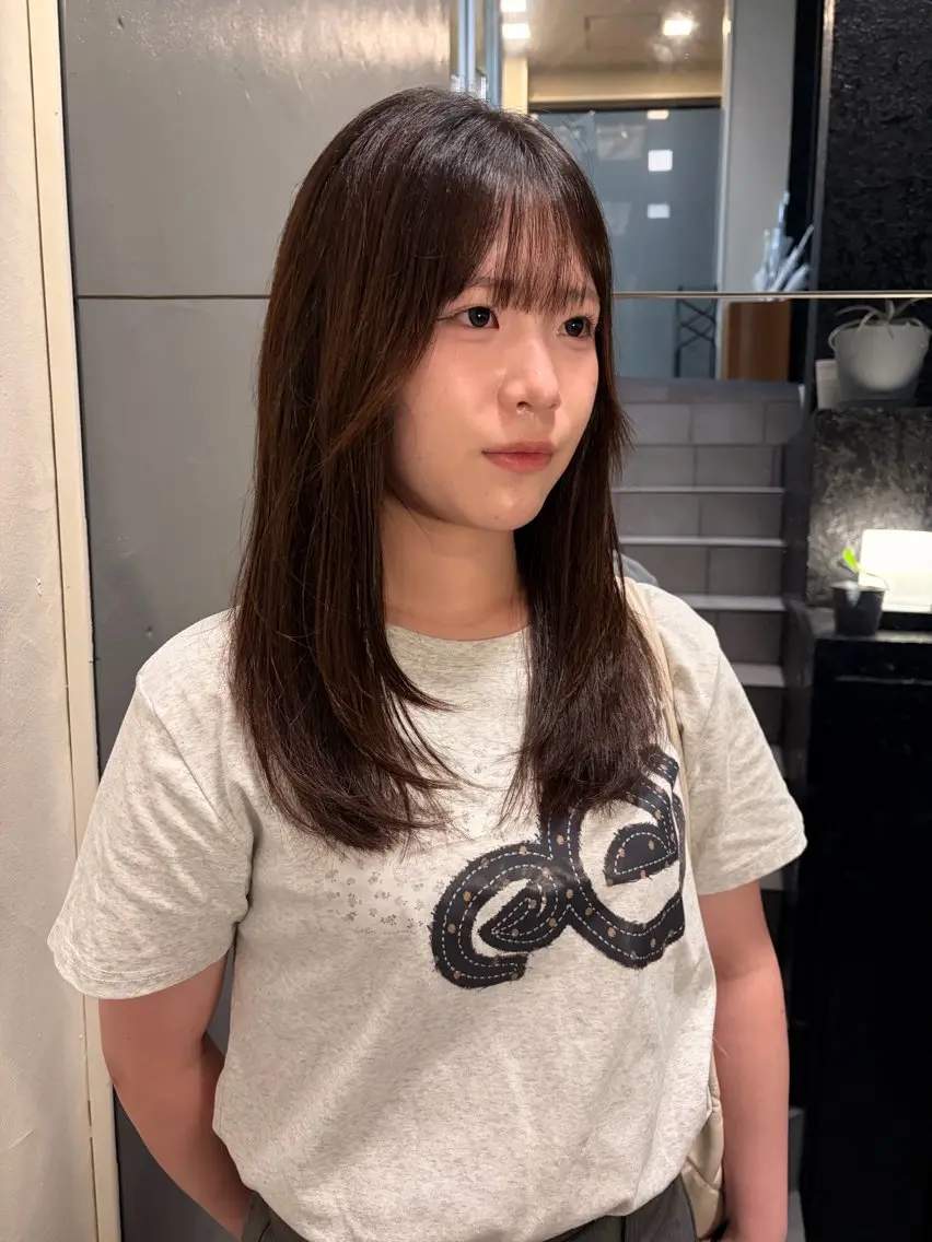 セミロング 渡辺奎斗/ ボブ レイヤーカットのヘアスタイル
