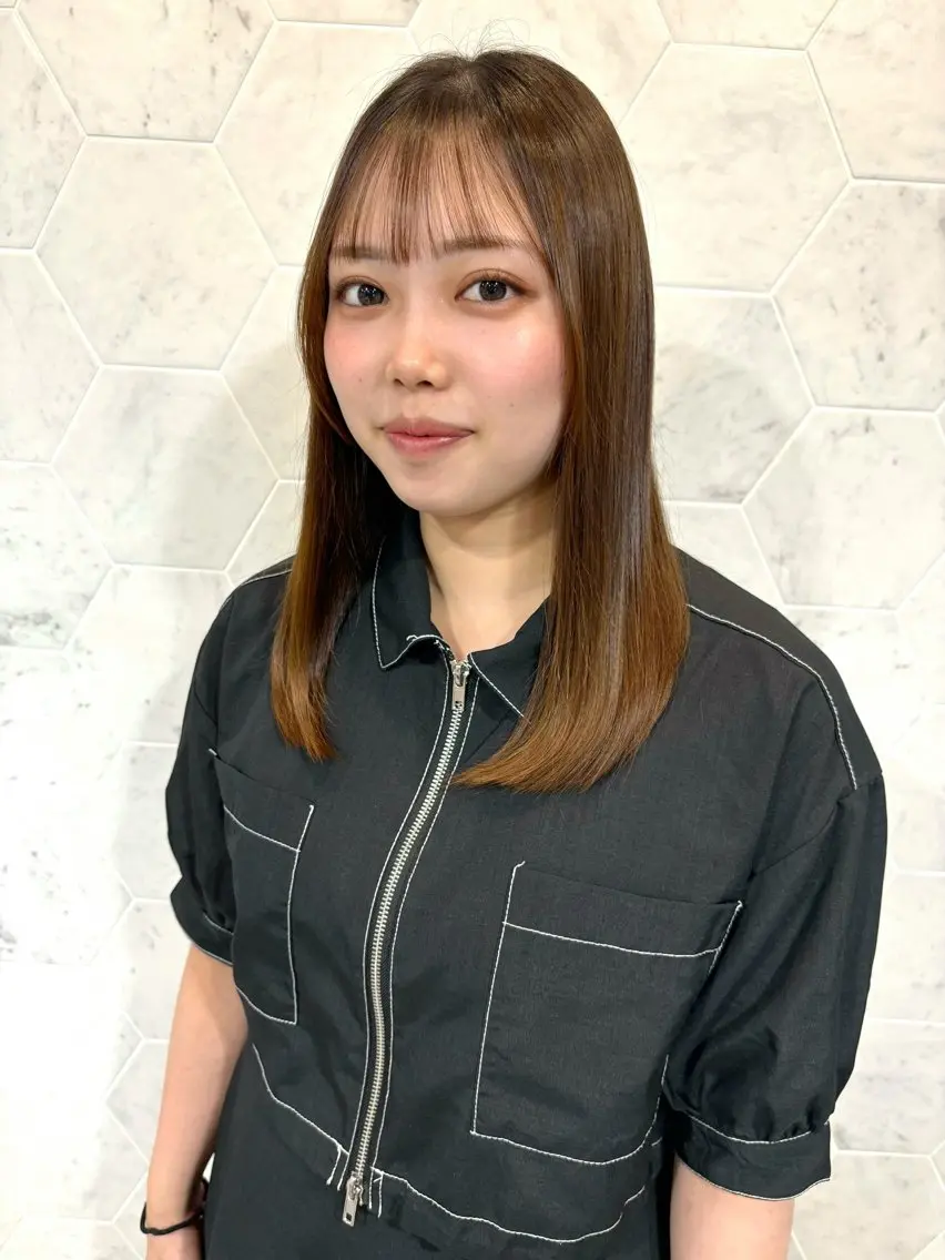 ✨美髪矯正モデル｜自然な艶髪ストレート✨の写真
