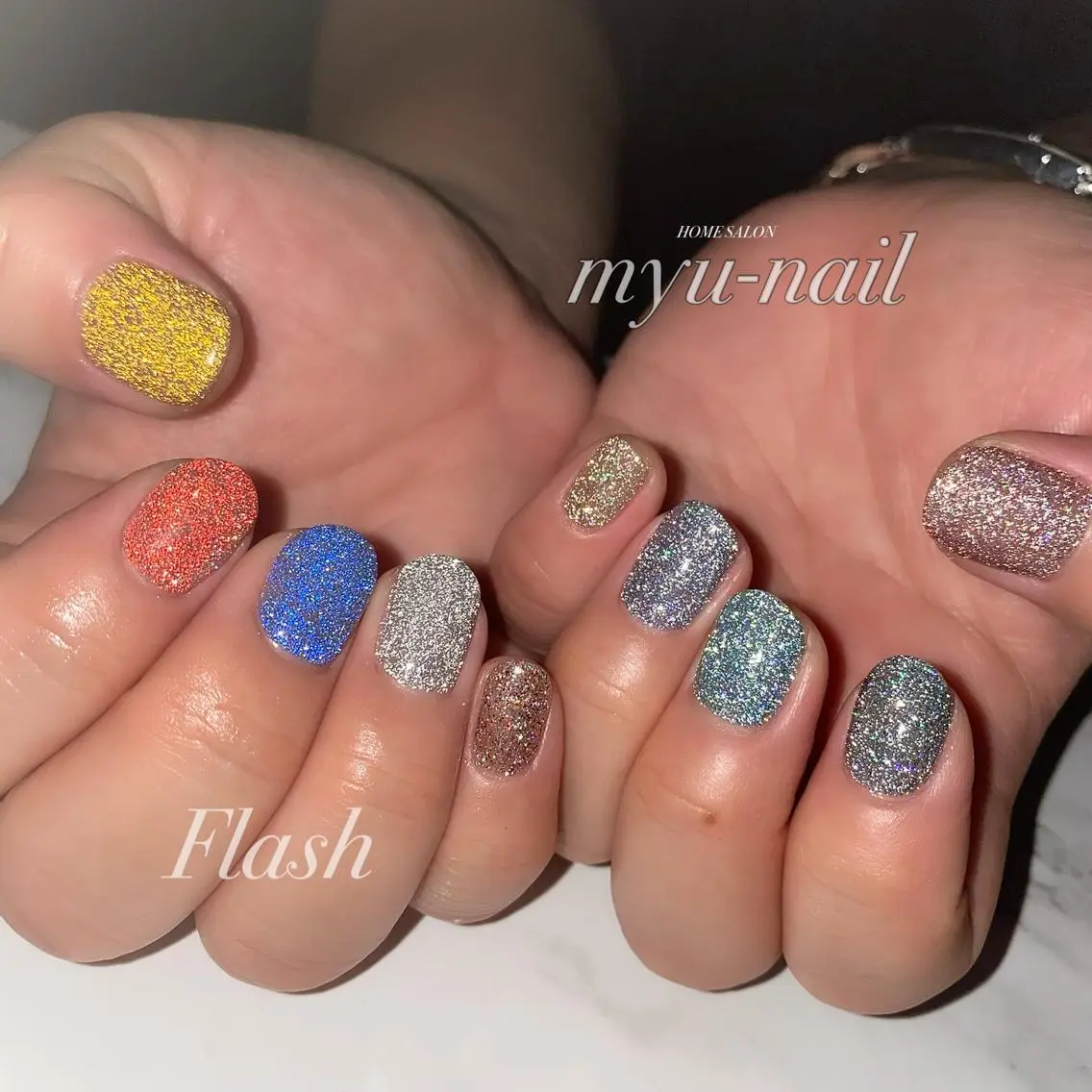 ネイル ハンドネイル ホームサロン myu-nailのネイルデザイン