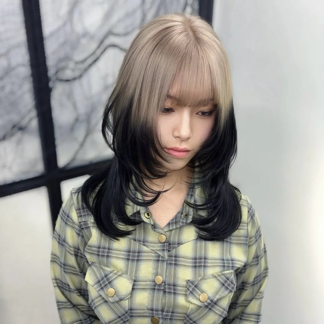セミロング カラー ヘアカラー Ren. 🦋デザインカラーのヘアスタイル