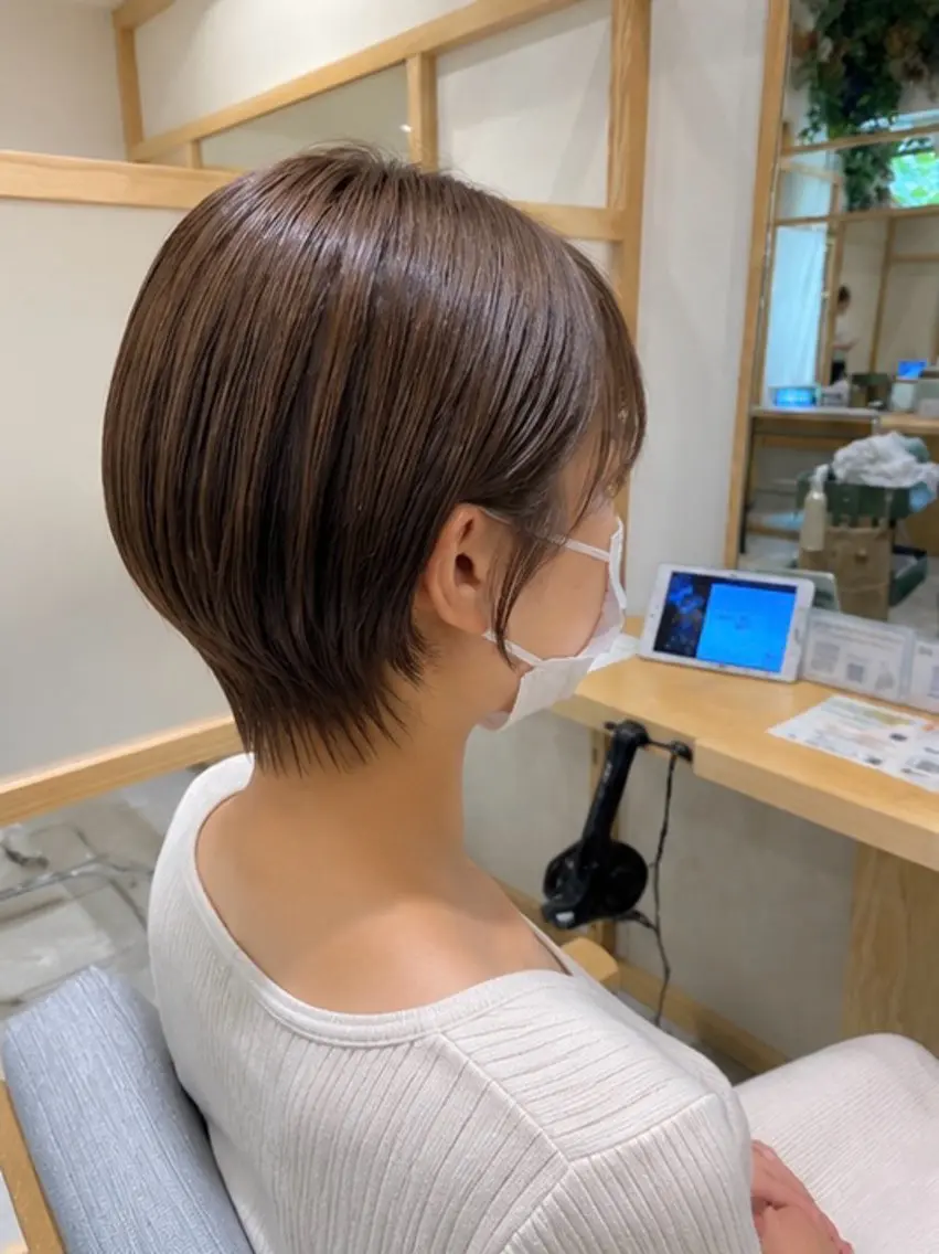 ショート spinhair荻野 莉帆のヘアスタイル