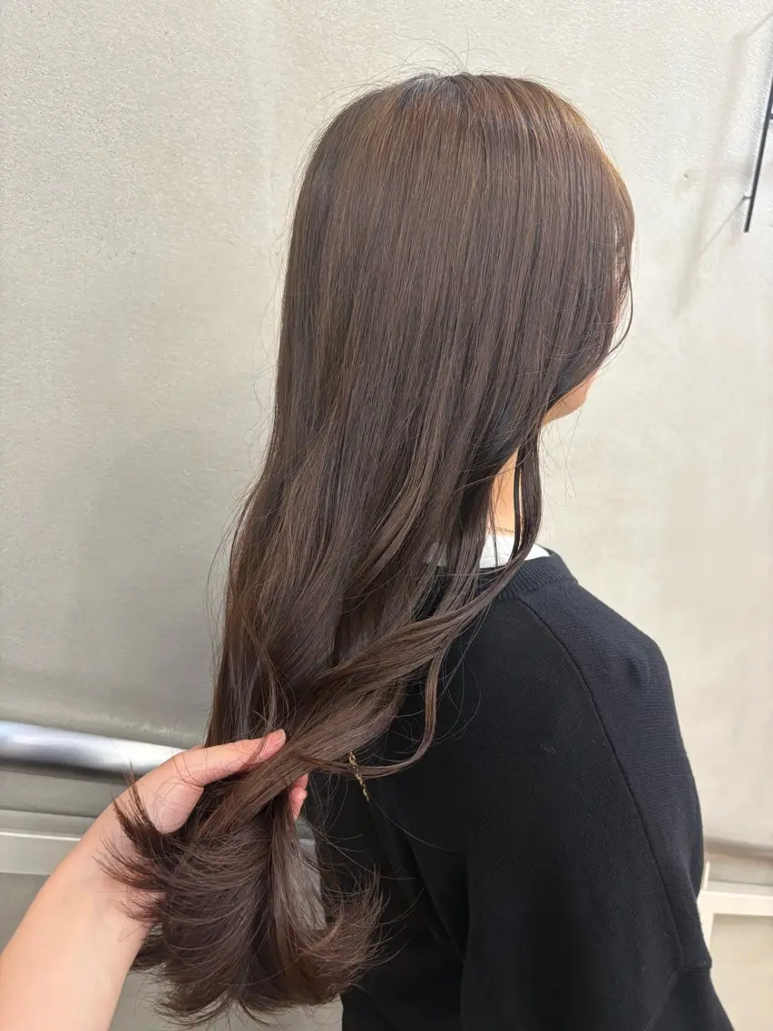 カラー ベージュカラー オリーブベージュ ヘアカラー Keina/理想 ×似合わせ🎀のヘアスタイル
