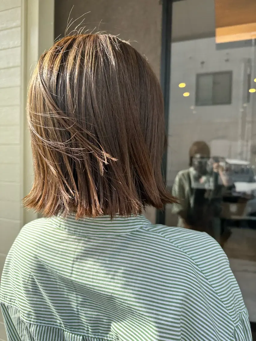 ミディアム カット トリートメント arl 豊田店のヘアスタイル