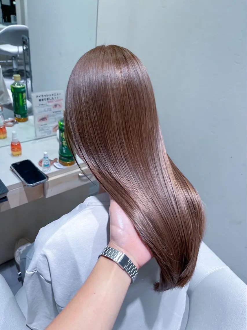 【ダメージレス高発色★】カット+Wカラー(ケアブリーチ)￥25300→￥15000の写真
