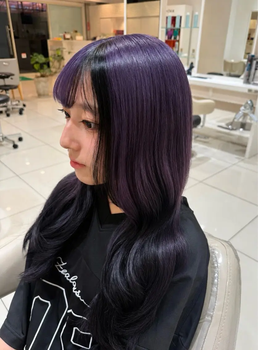 カラー ヘアカラー 村瀬 友香のヘアスタイル
