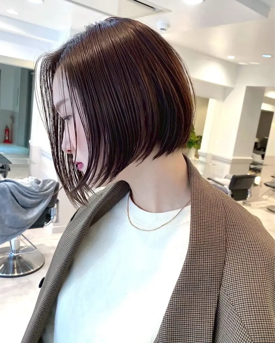 ショート カラー みゆき🐈⬛🪽 透明感カラー✄のヘアスタイル