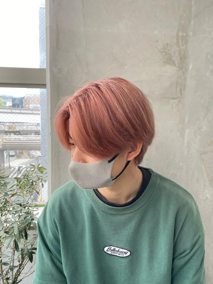 men'sカット+カラーの写真
