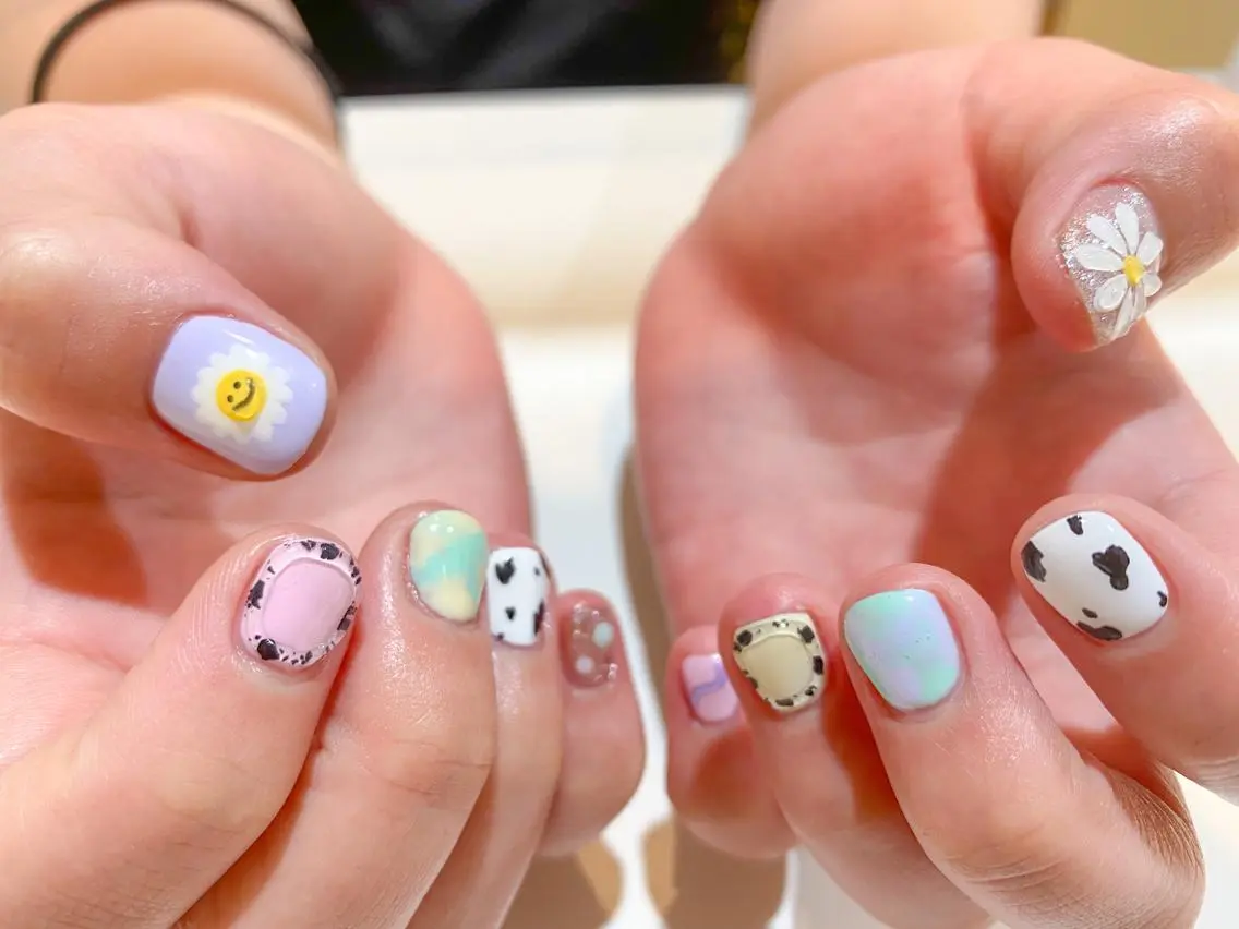 ネイル パステルネイル ハンドネイル 表参道colore店 REICAのネイルデザイン