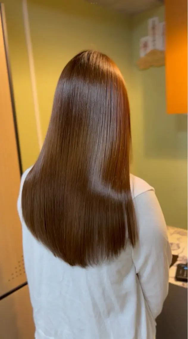 セミロング カラー 髪質改善No.1🍀 🍀銀座🍀矢尾板のヘアスタイル