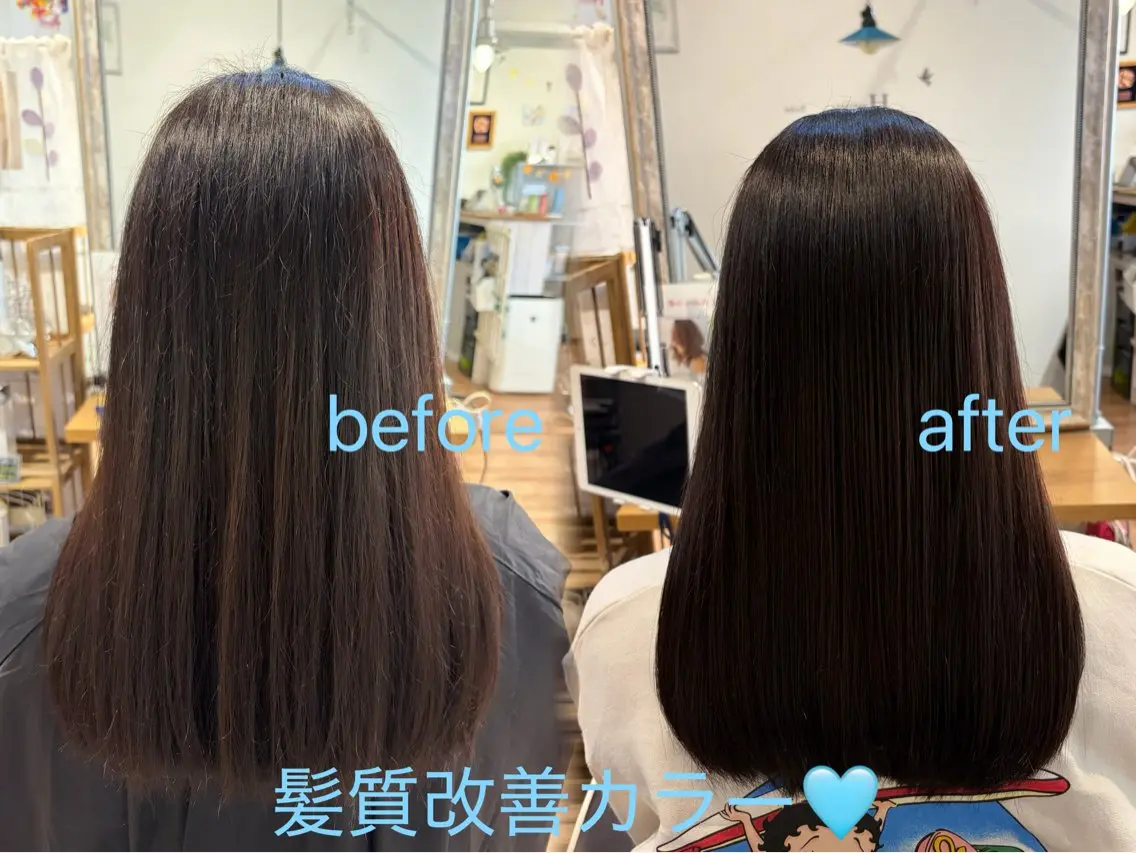ロング カラー カット ヘアカラー トリートメント ✨ショート/ボブ 縮毛矯正✨アキラのヘアスタイル