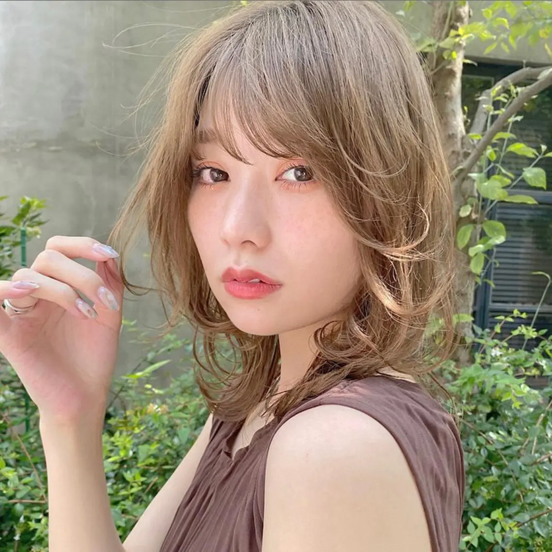 ミディアム KAREN🕊️ 大宮美容室のヘアスタイル