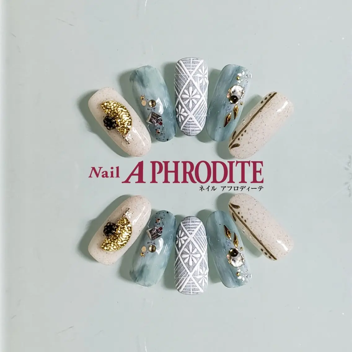 ネイル ジェルネイル ニュアンスネイル スカルプネイル ソフトジェル ネイルチップ ハンドネイル Nail  Aphroditeのネイルデザイン