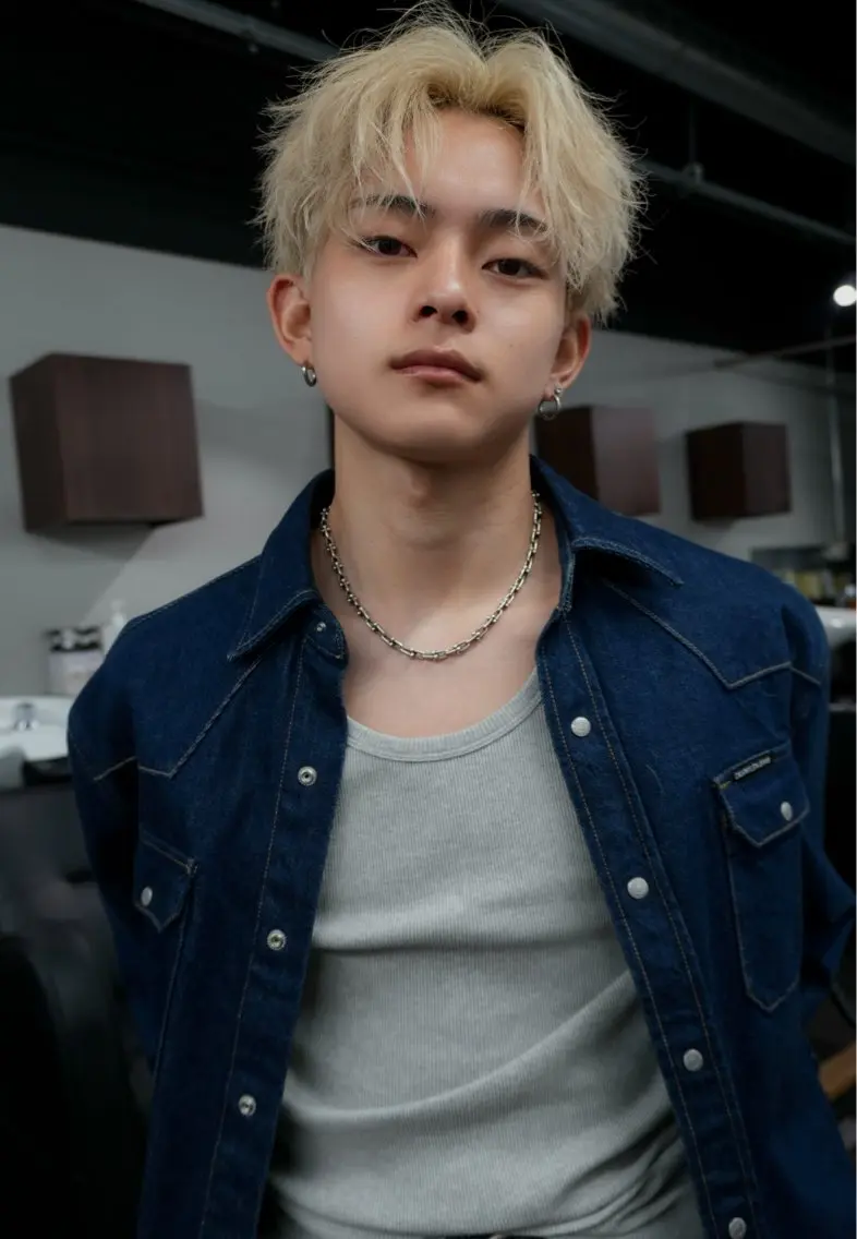 カット＆ダブルカラー(ブリーチ１回➕カラー)➕ミルボントリートメントの写真