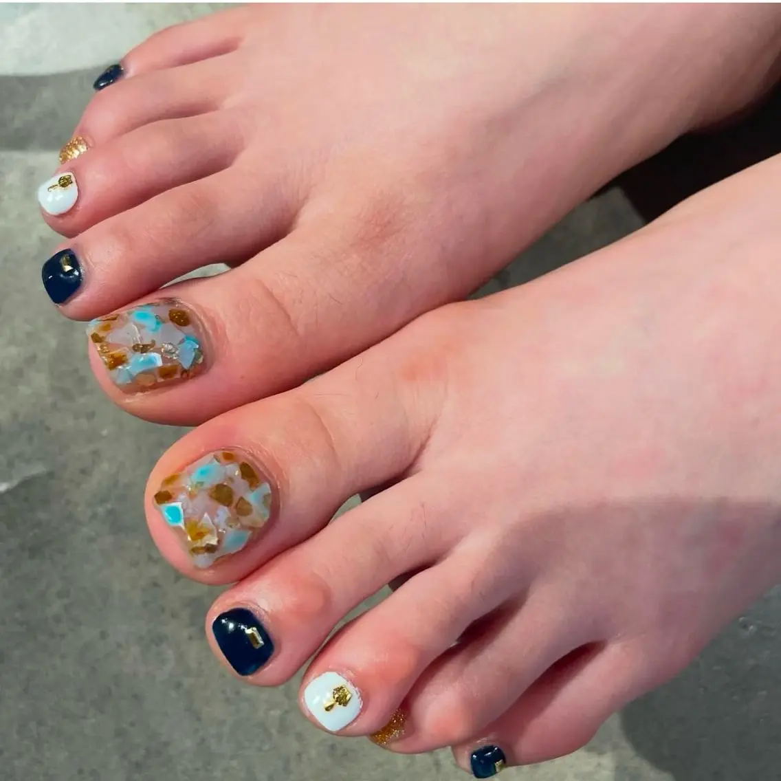 ネイル フットネイル thrush nailsのネイルデザイン