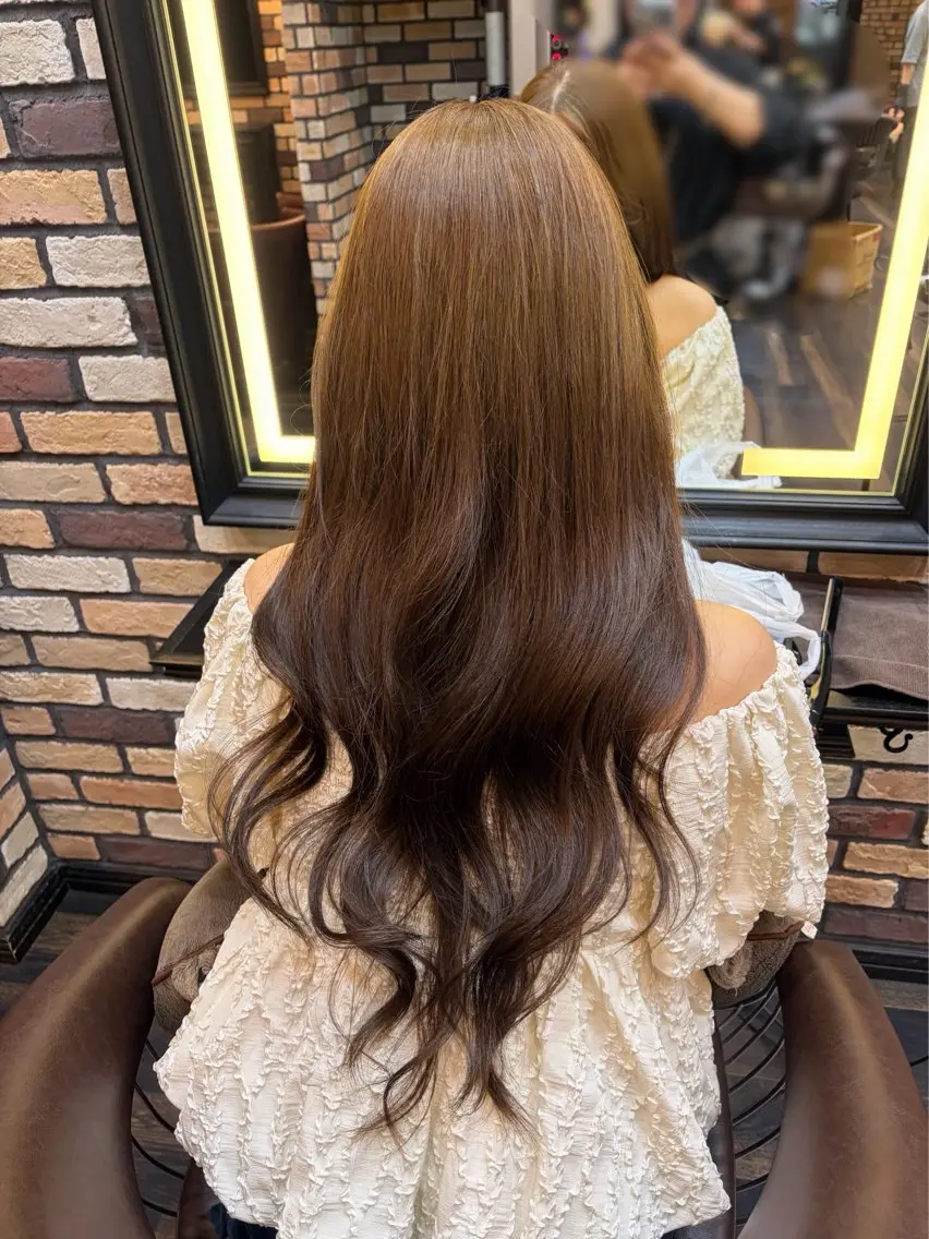 ロング ヘアカラー TRIELA池袋/ モモカのヘアスタイル