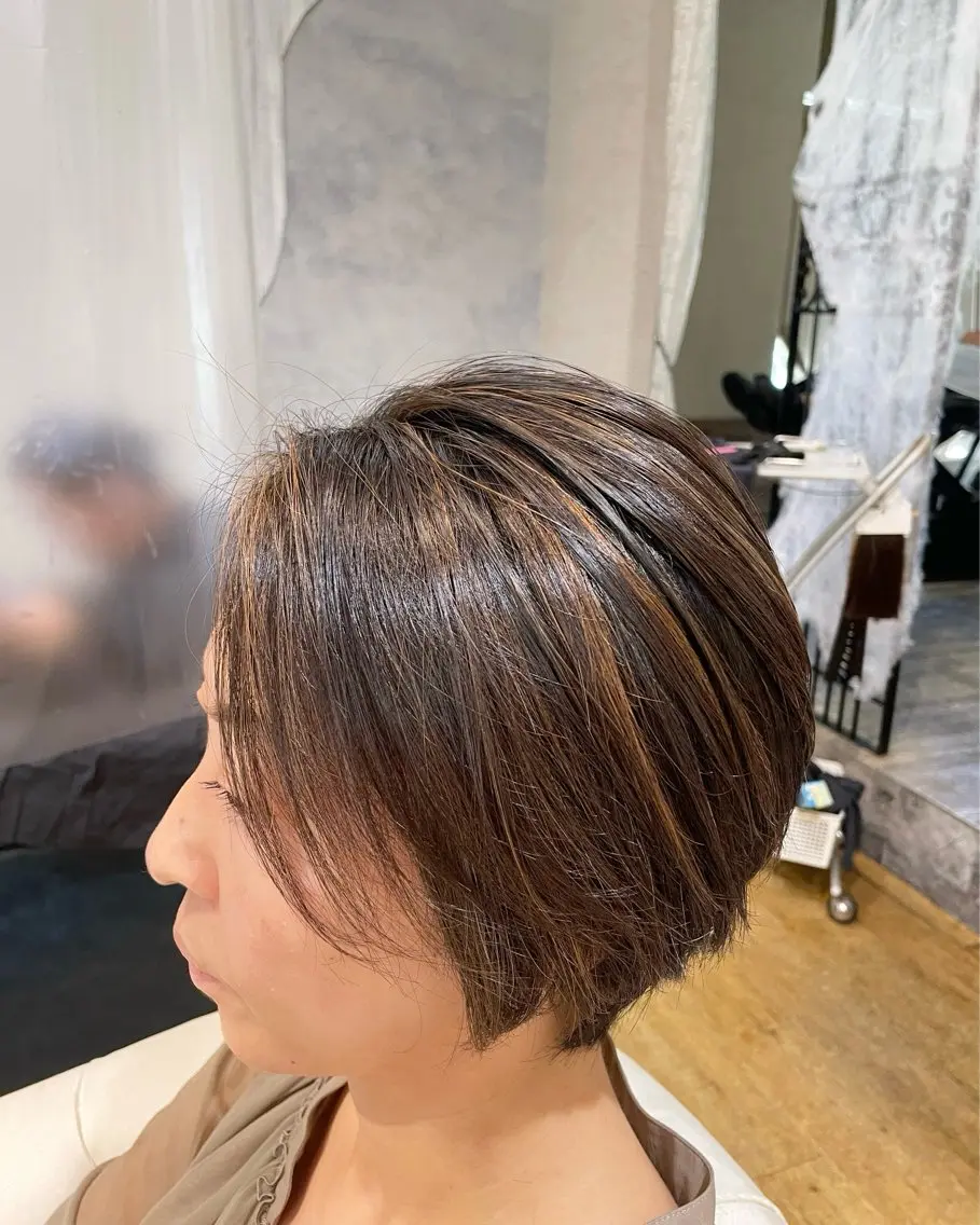 ショート カット ヘアカラー Attirer Kaiのヘアスタイル