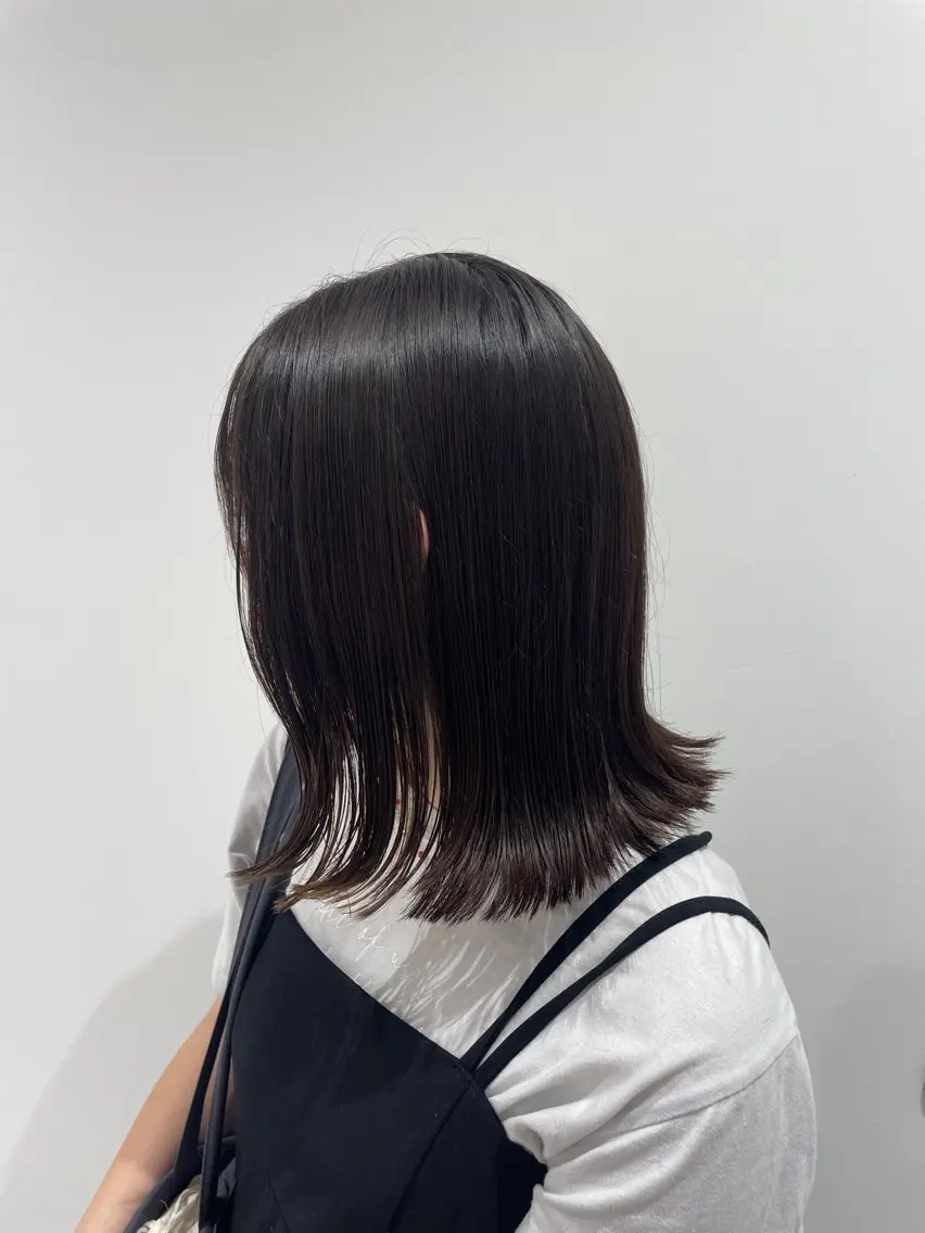 ミディアム 【レイヤー艶カラー】 🎀moka🎀のヘアスタイル