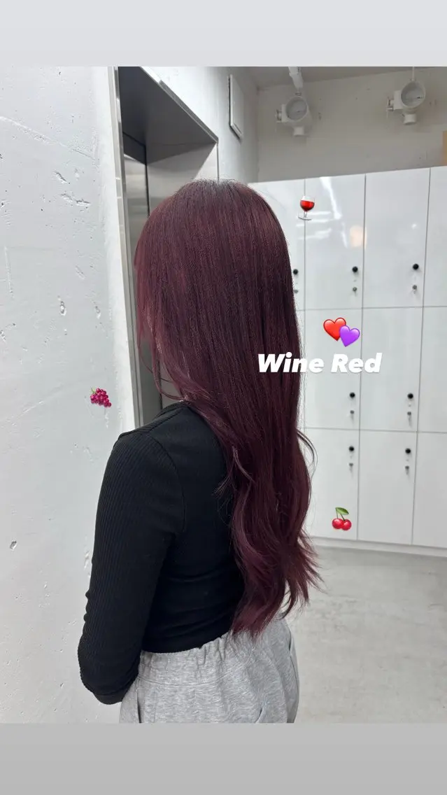 ロング カラー ブリーチ レッドカラー 🌼あいり🌼 JILLSTUDIOのヘアスタイル