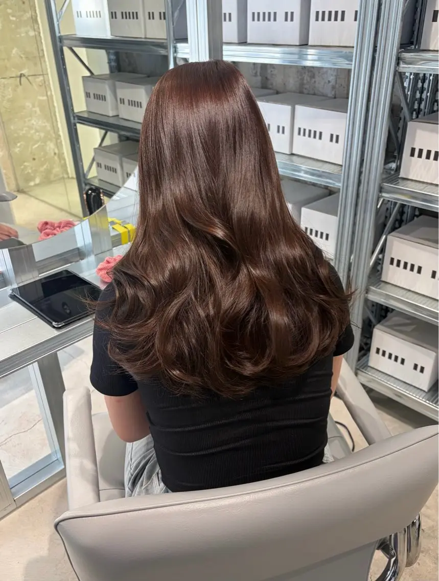 セミロング カラー カット ヘアカラー トリートメント ダブルカラー/レイヤ ーカット 🤍ゆきなのヘアスタイル