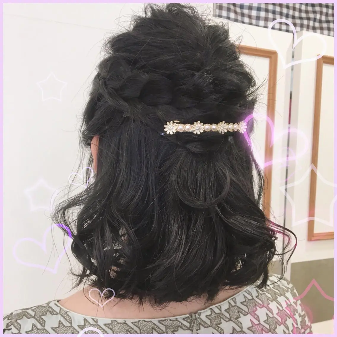 ミディアム ヘアアレンジ 代表🎀 ふわモテ愛 され髪🩷yumiのヘアスタイル
