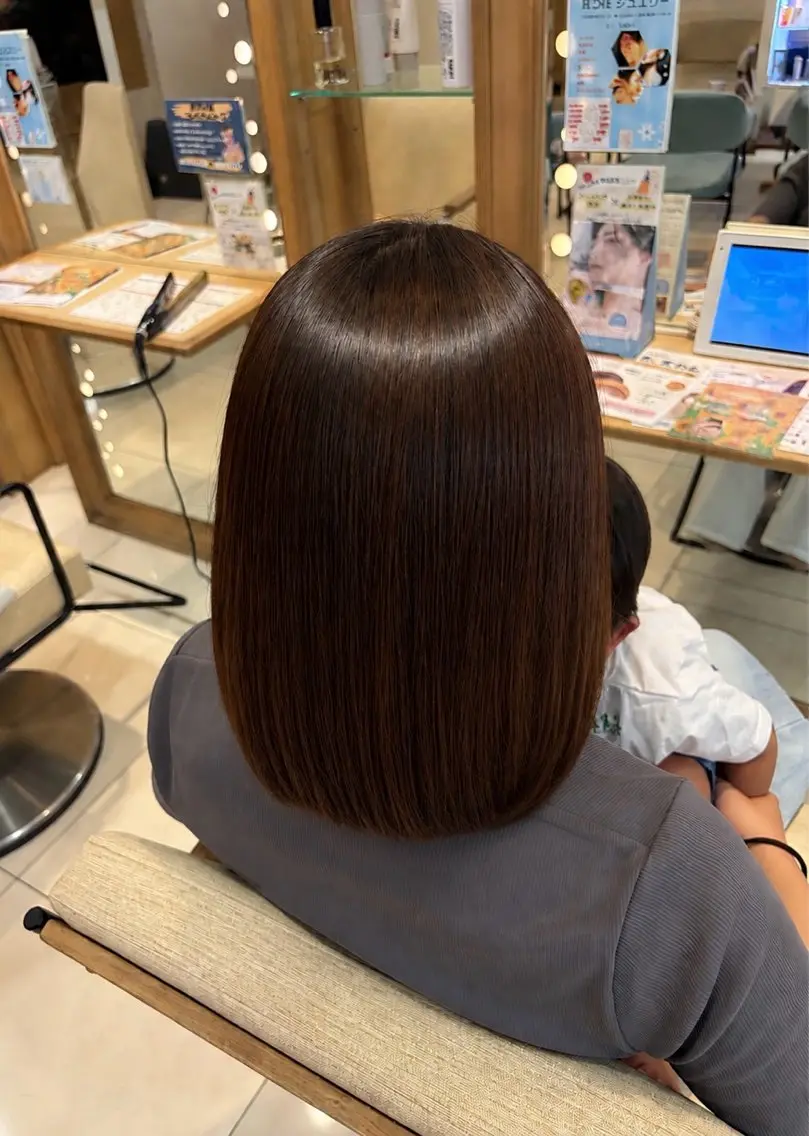 縮毛矯正 髪質改善🫧/ カラー💗/ あんずのヘアスタイル