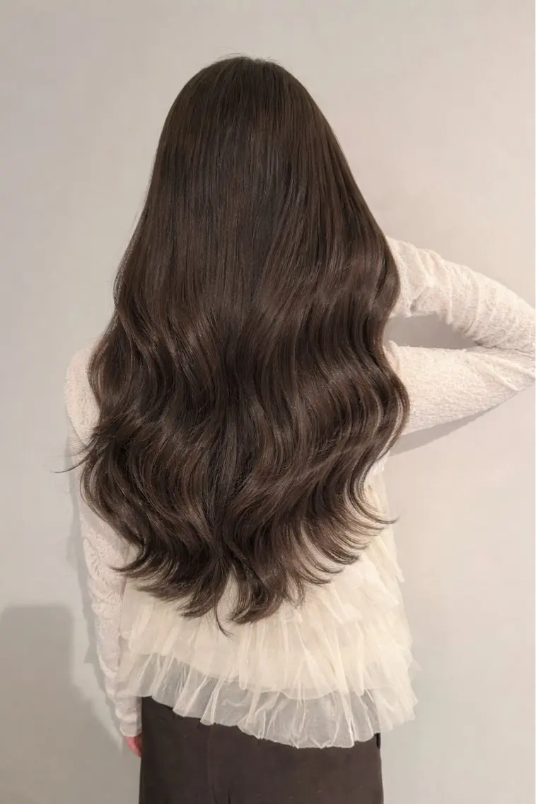 ロング カラー knock な お 烏丸御池のヘアスタイル