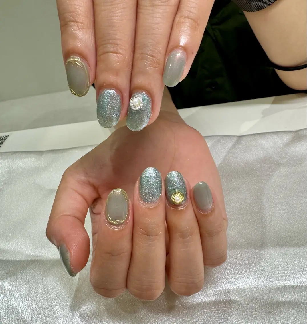 ネイル ハンドネイル IMARI. Blanc.Nailのネイルデザイン