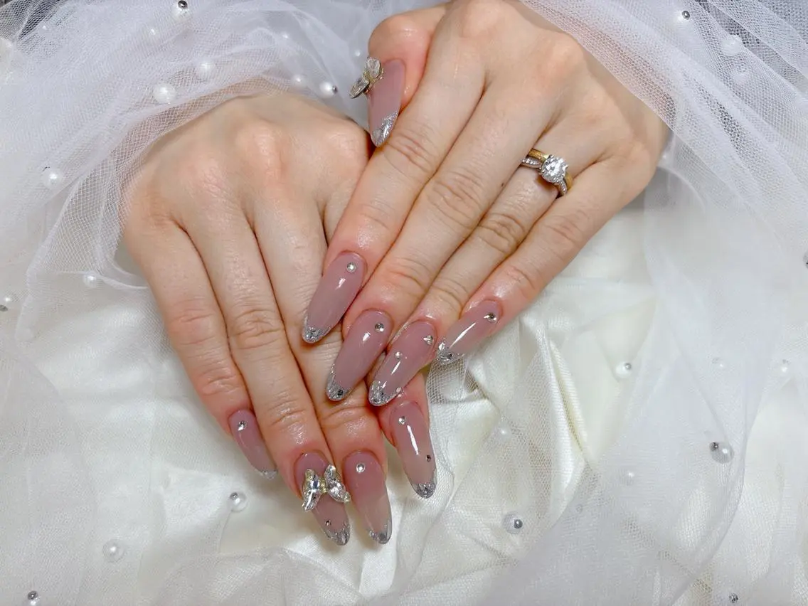 ネイル 持ち込み ネイルチップ 🎀長さだし船橋🎀 ネイルサロンのネイルデザイン