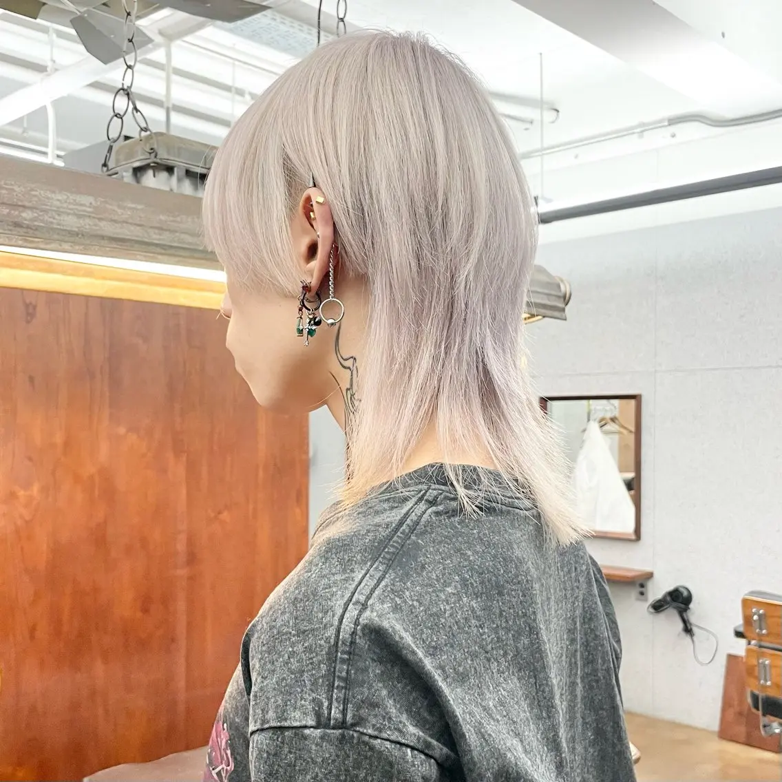 ショート ショートヘア ウルフカット カット ヘアカラー トリートメント ヘアセット ✂︎ウルフ・ショート ✂︎MIKUNIのヘアスタイル