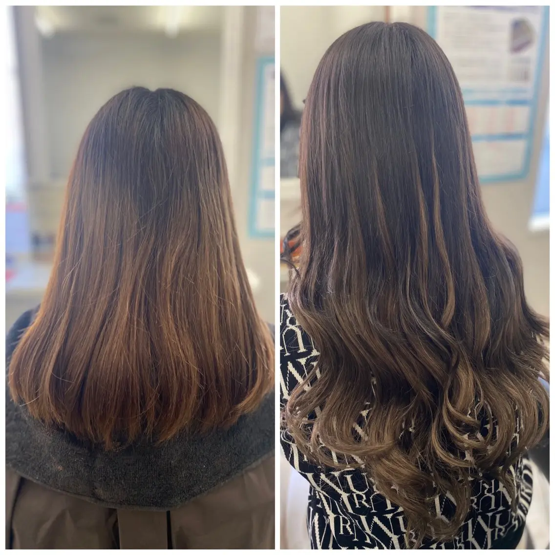 ロング プルエクステ エクステ ヘアカラー エクステ 三浦 美鈴のヘアスタイル