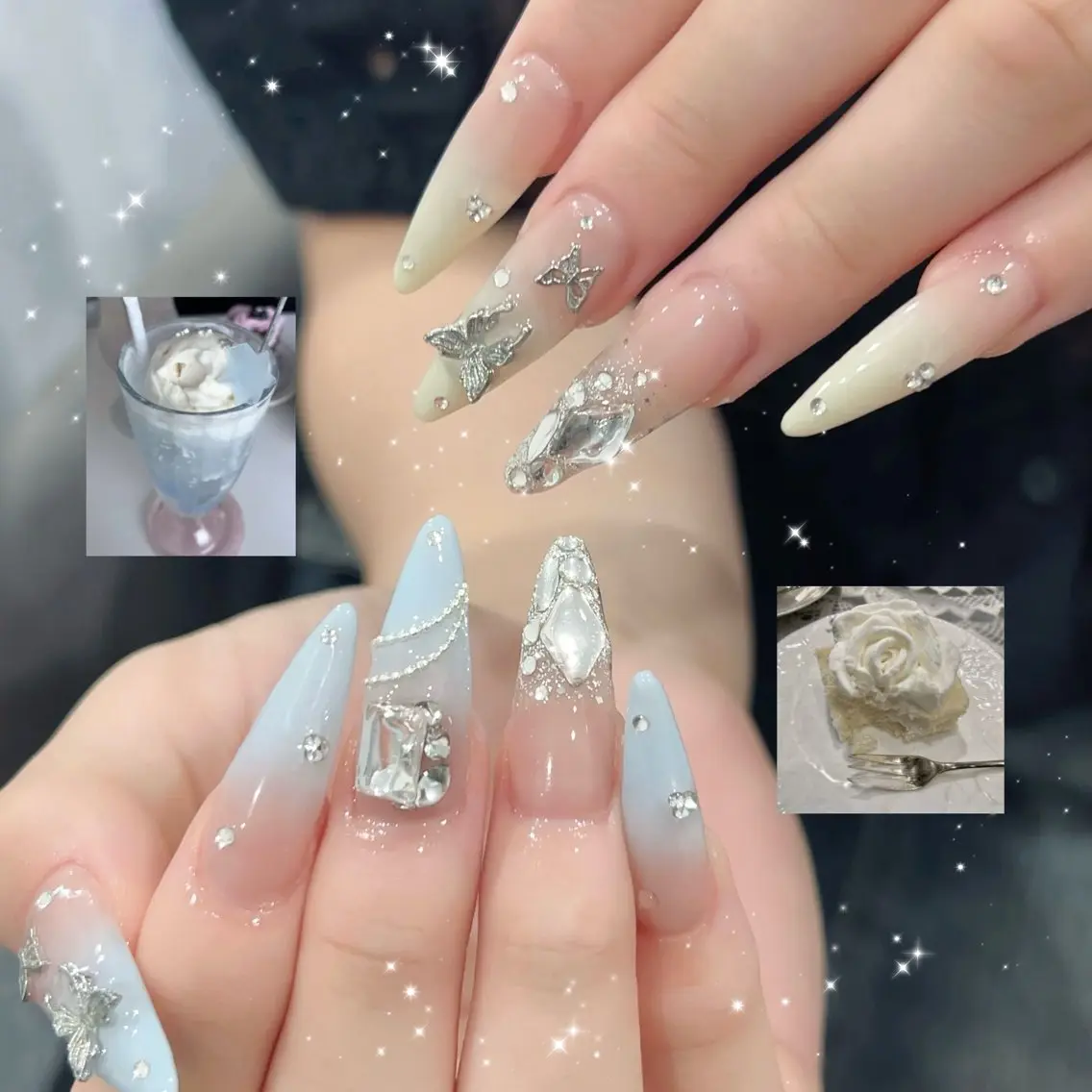 ネイル ハンドネイル 🪄mimi🎀 Midori🪽のネイルデザイン