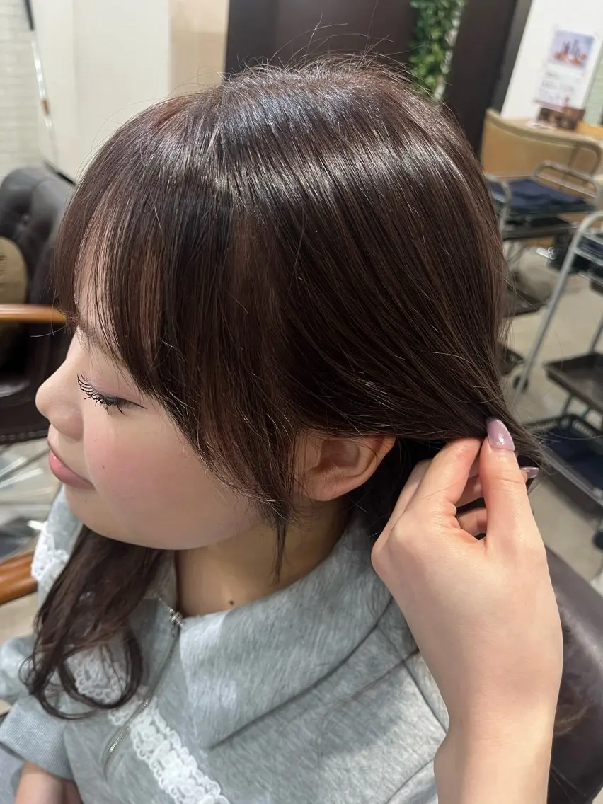 ロング 顔周りカット CIEL ON♪のヘアスタイル