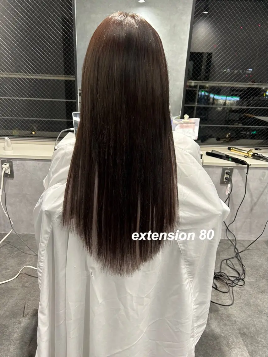 ロング エクステ ヘアカラー エクステ プルエクステ/インナ ーカラー🦊はるなのヘアスタイル