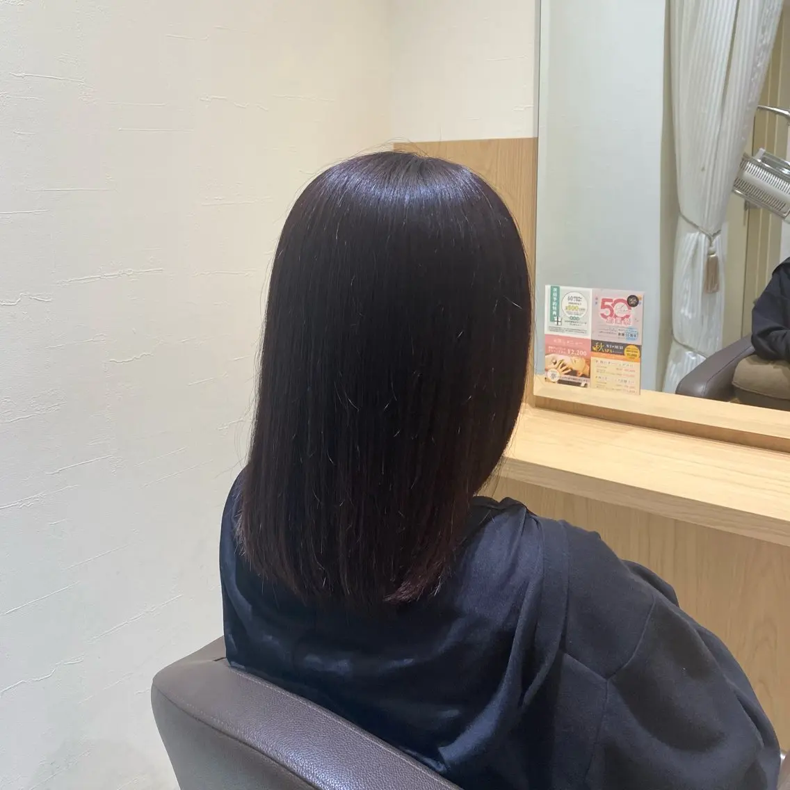 ミディアム カラー ブラウンカラー ピンクカラー ピンクブラウン UNIX manakaのヘアスタイル