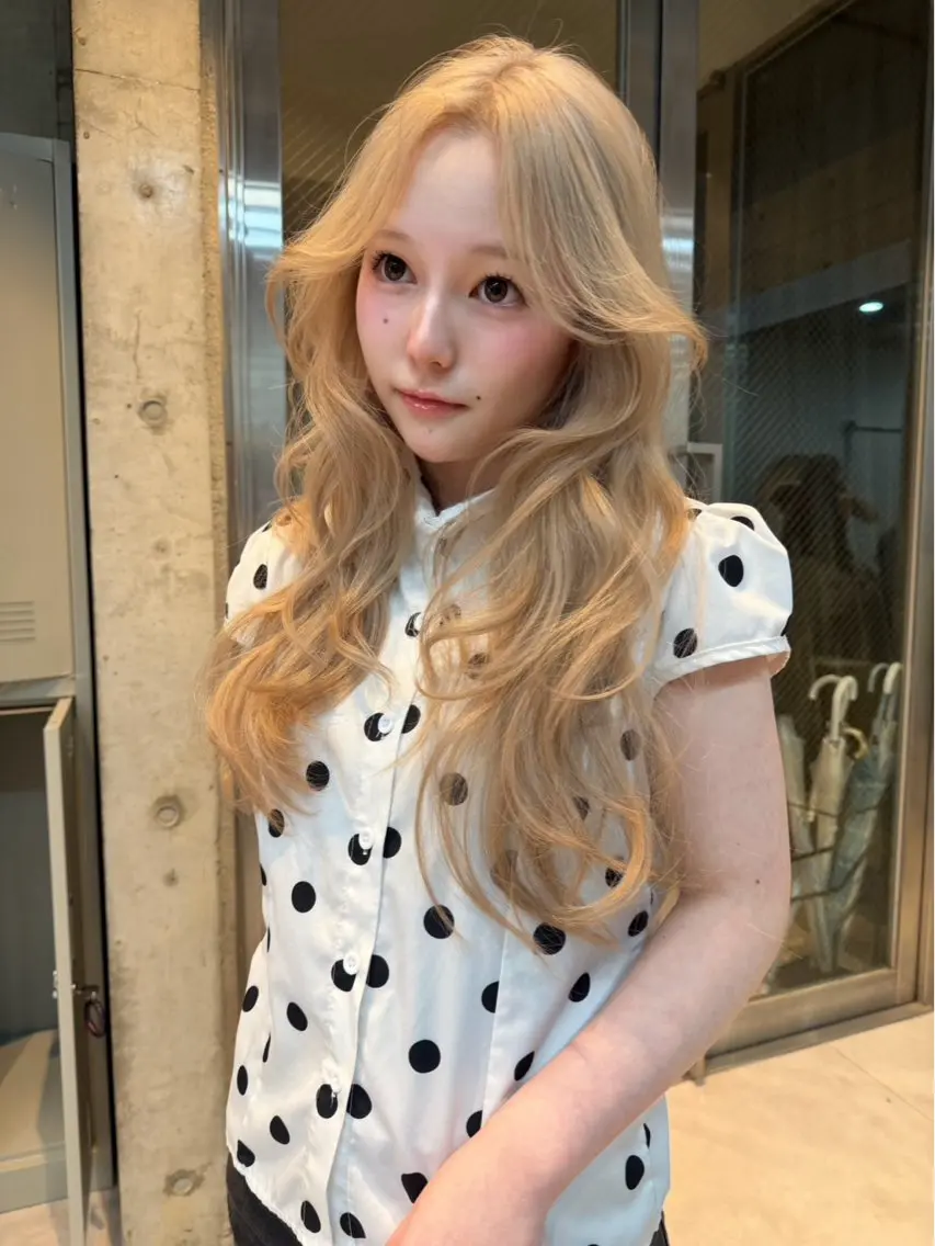 🎀お出かけ前に|オシャレに巻き下ろしの写真