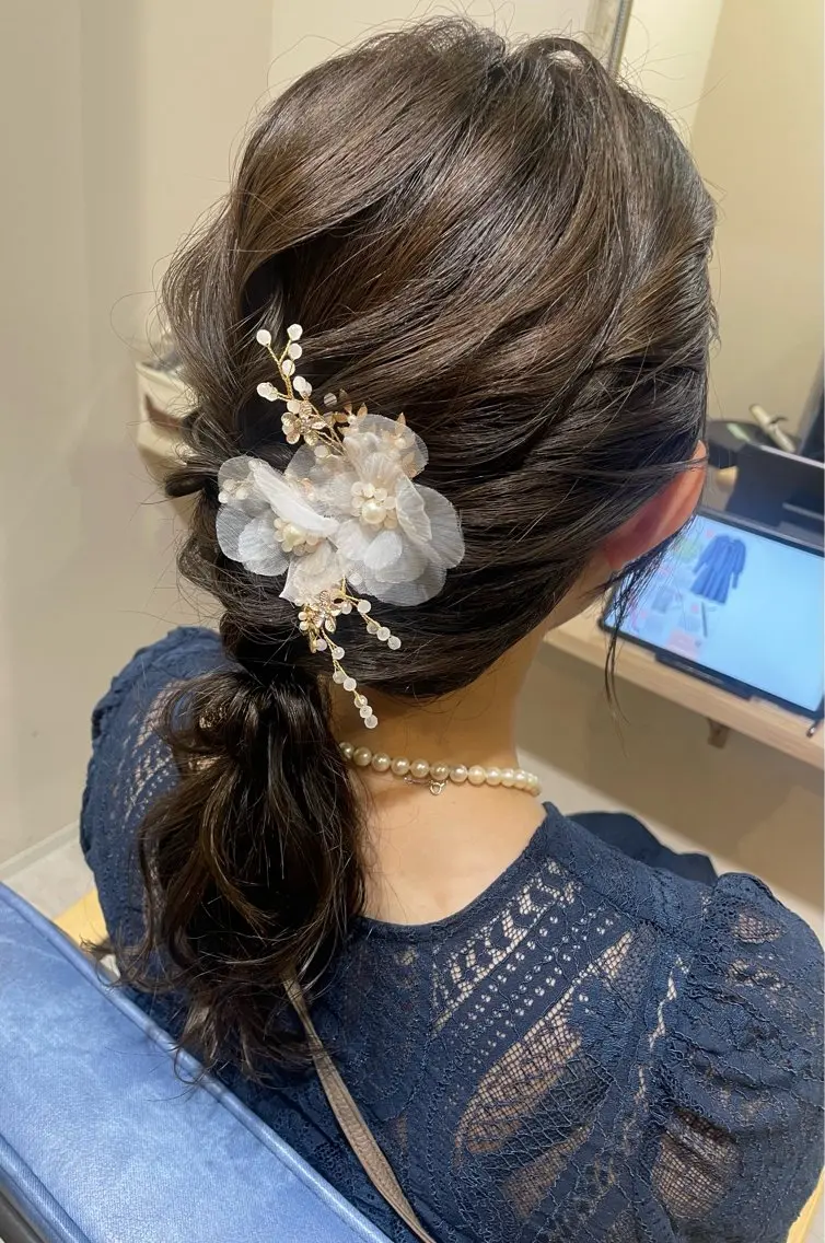 セミロング ヘアセット Connect Rumiのヘアスタイル