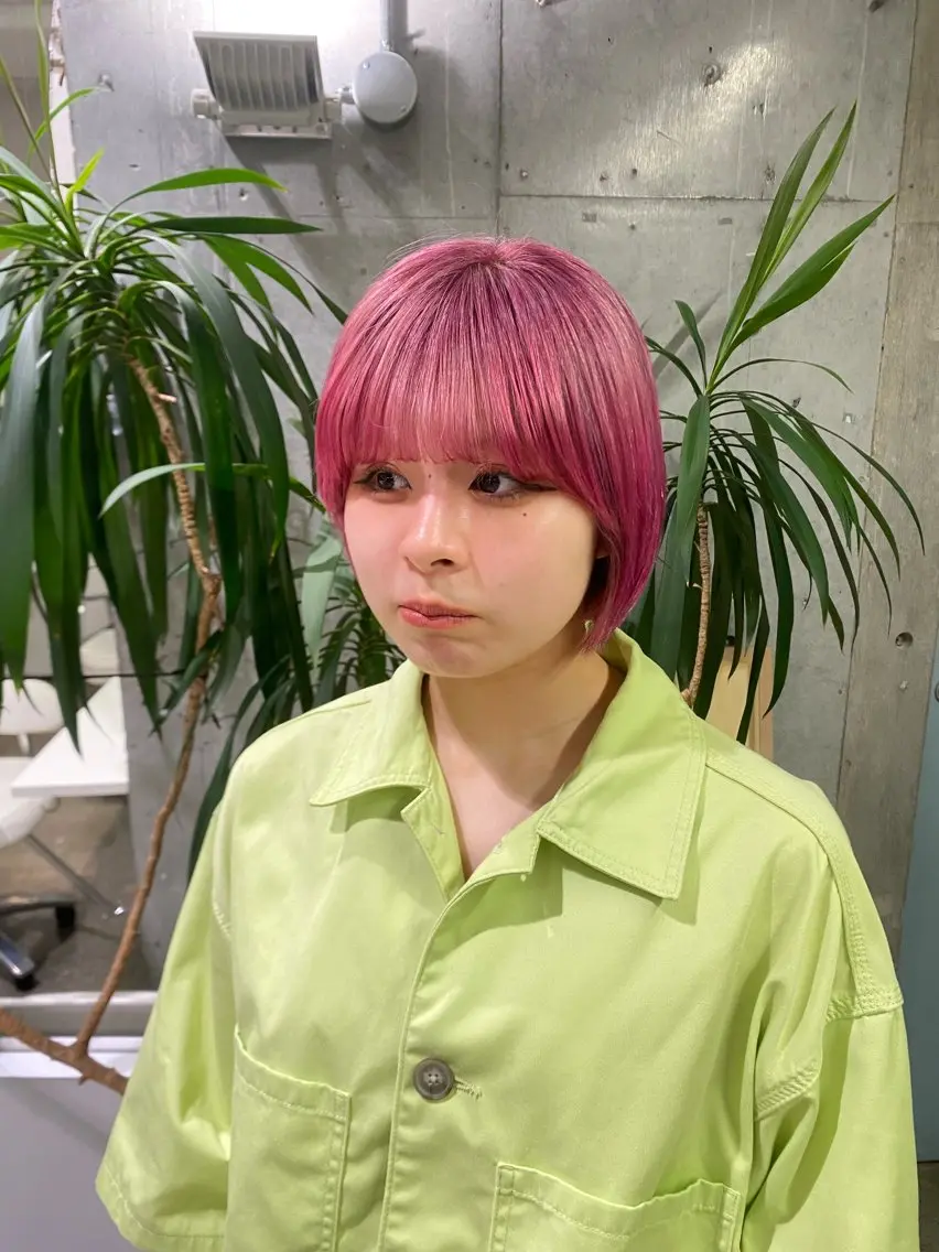 カラー kiyono moekaのヘアスタイル