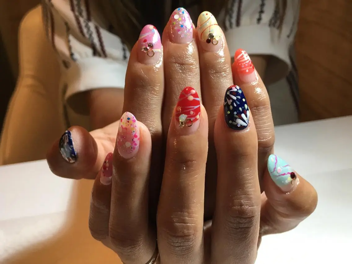ネイル ヨーヨーネイル 古川 里美のネイルデザイン