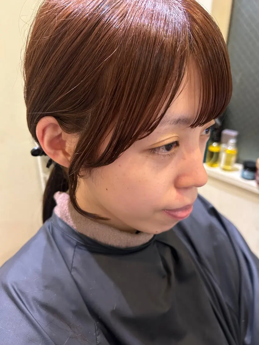 ミディアム カラー トリートメント ウルフカット 久木原 ゆりのヘアスタイル