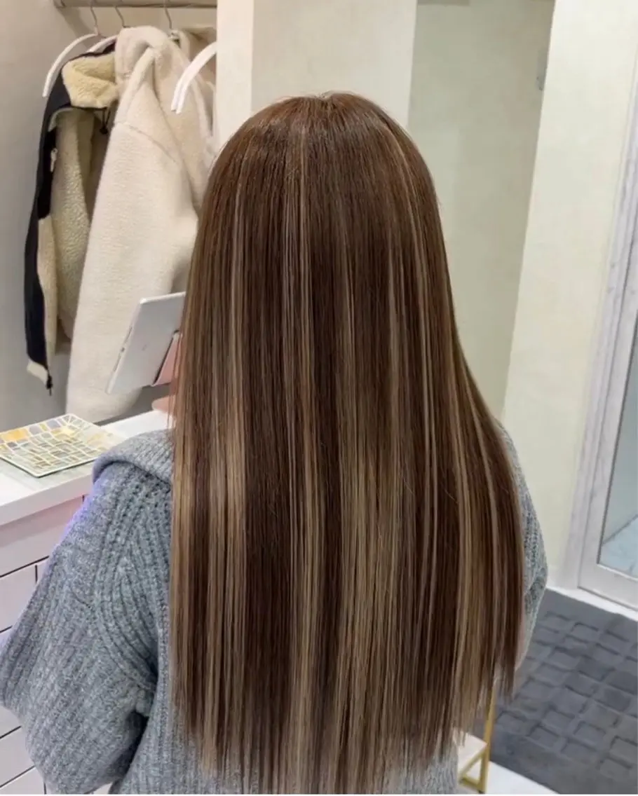 ロング エクステ ブリーチカラー🐭♡ moeのヘアスタイル