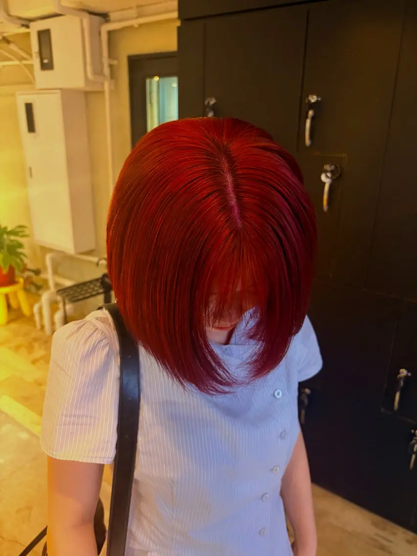 ショート カラー ヘアカラー 🕊️🌿 透明感カラー/ひよりのヘアスタイル
