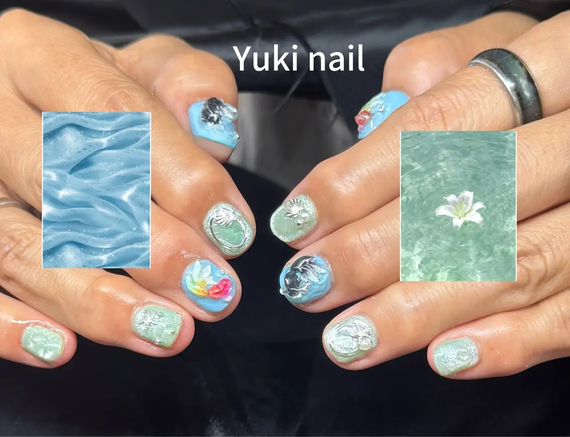 ネイル yukinail 自宅サロンのネイルデザイン