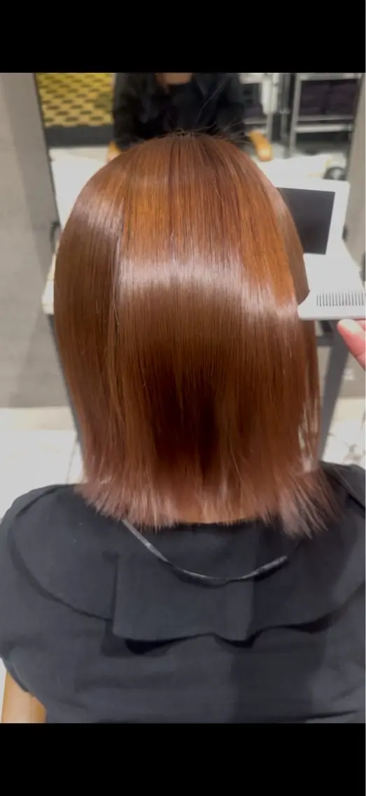 ミディアム 松田 響のヘアスタイル