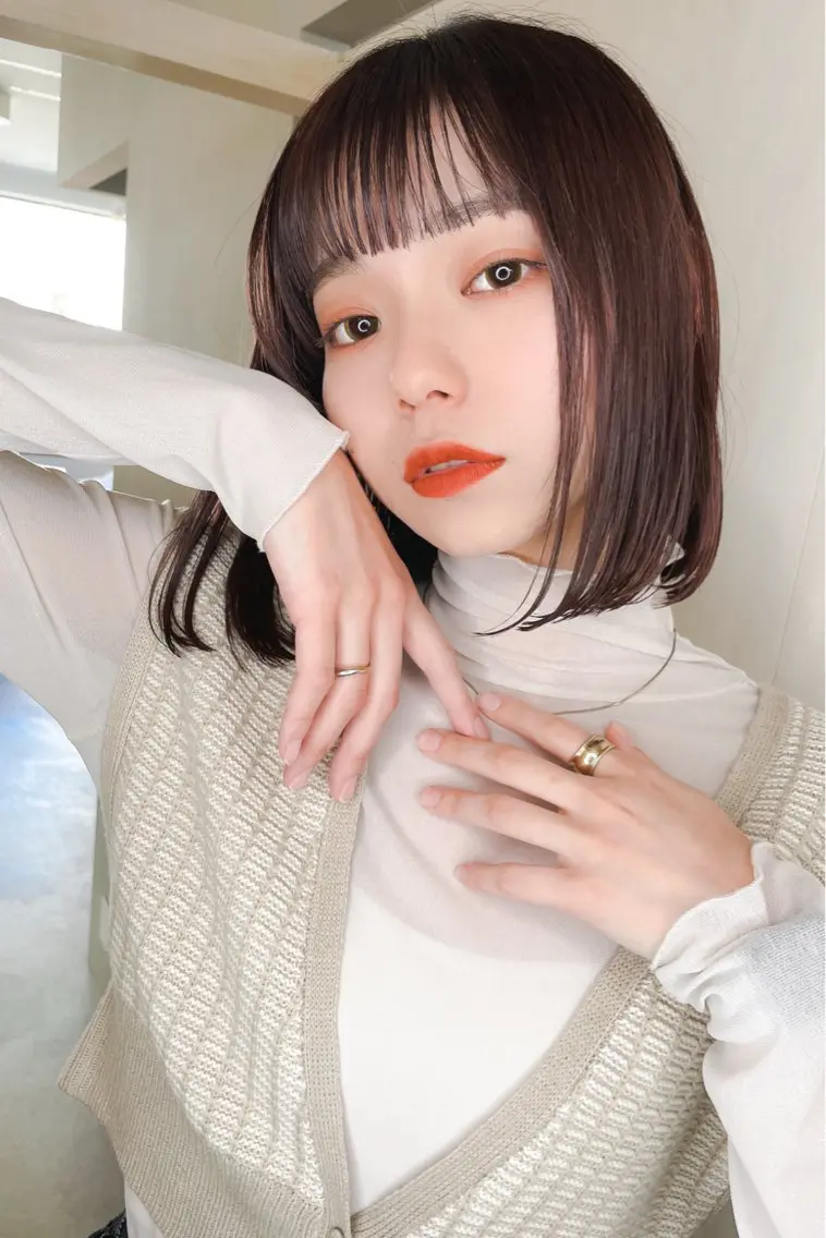 縮毛矯正orストレート　+調整cutの写真